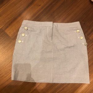Jcrew NEW Seersucker Mini Skirt